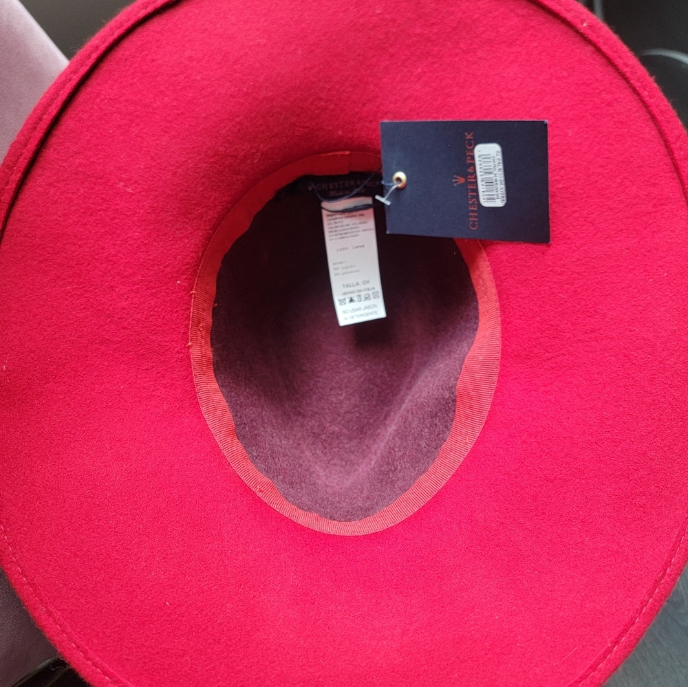 Goorin Bros Red and Purple Women's Hat - Picture 3 of 3